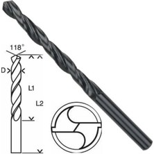 Hss-R Metal Matkap Uç 9.5X81X125MM