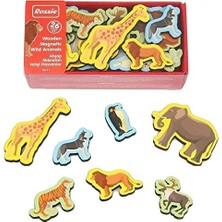 Mıknatıslı Ahşap Vahşi Hayvanlar