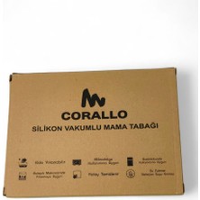 Corallo Silikon Vakumlu Mama Tabağı