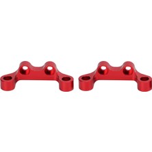 Tamiya TT02 1/10 Rc Araba Yükseltme Parçaları Için 2 Adet Rc Metal Üst Süspansiyon Kolu Montajıkırmızı (Yurt Dışından)