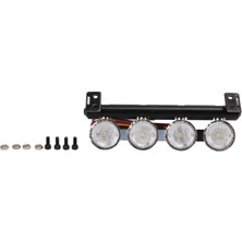 Evrensel Rc Araba LED Tavan Lambası 1/10 1/8 Uzaktan Kumandalı Model Araba Serisi Dört Işık (Yurt Dışından)