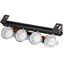 Evrensel Rc Araba LED Tavan Lambası 1/10 1/8 Uzaktan Kumandalı Model Araba Serisi Dört Işık (Yurt Dışından)