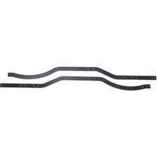 Evrensel Karbon Fiber Şasi Çerçeve Rayları Axial SCX10 Rc Paletli Araba Modeli Aksesuarlarına Uygun (Yurt Dışından)