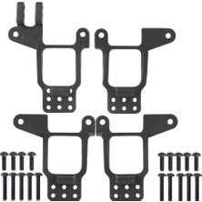 4 Adet Çok Delikli Ayarlanabilir Ön Arka Şoklar Struts Damperi Kuleleri Için Fit Traxxas Trx-4 Rc Carblack (Yurt Dışından)