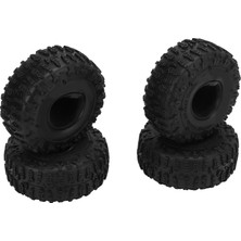 4 Adet Rc Lastik Lastikler 1.9 Inç Büyük Kavrama Evrensel Rc Araba Tekerlekleri Eksenel SCX10 D90 Paletli (Yurt Dışından)