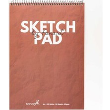 Academy Üstten Spiralli A4 Sketch Pad 50 Yap. 80 gr
