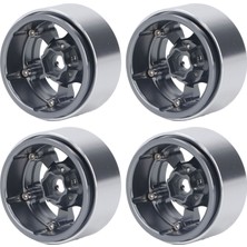 4 Adet Rc Tekerlek Hub Seti Alüminyum Alaşımlı Cnc Rc Tekerlek Jant Hub 1.9 In Lastik Sırtı Titanyum (Yurt Dışından)