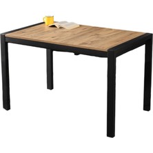 Tuğra Diş Budak Desen Ayaktan Açılır 120X75 Masa (Açılımış Ölçüsü 180X75)