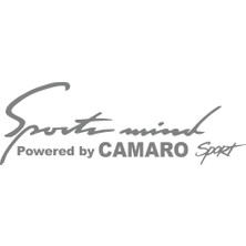 Sports Mind Chevrolet Camaro Sports Sticker 17X17 cm Gri
