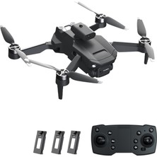 Çift Kameralı Uzaktan Kumandalı Drone 1080P Fırçasız Optik Akış Quadcopter Drone, Hava Fotoğrafçılığı Uzaktan Kumandalı Droneden Kaçınma Wifi Fpv Jest Fotoğrafçılığı 3 Pil ile Uçuşu Takip Edin (Yurt Dışından)