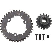 35T Düz Motor Dişli Seti Çelik Rc Düz Dişli Pinyon Traxxas x Maxx 6s 8s 1/5 Rc Araba 17T (Yurt Dışından)