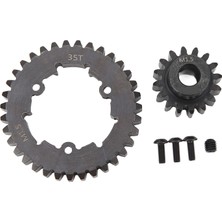 35T Düz Motor Dişli Seti Çelik Rc Düz Dişli Pinyon Traxxas x Maxx 6s 8s 1/5 Rc Araba 17T (Yurt Dışından)