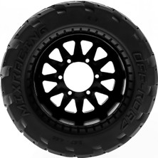 Uzaktan Kumanda Paletli Lastik Araba Siyah Lastikler 120*72 * 69MM 4 Adet Yedek Kyosho Hpı Trax4 Canavar Mk2 Tamiya Eksenel 1/10 Uzaktan Kumanda Araba Tekerlekleri (Yurt Dışından)