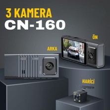 CN-160 2 Mp Araç Kamerası 3 Kameralı