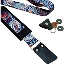 Elektrogitar Askısı Strap Lock Askı Kiliti Ahşap Pena ve Pena Kılıfı Hediyeli - Curve Sr