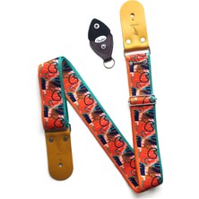 Gitar Askısı (Tüm Gitarlarla Uyumludur) Gitar Kayışı Guıtar Strap - Pıcasstrap