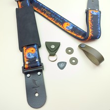 Elektro Gitar Askısı, Strap Lock, Pena Kılıfı, Kafa Bağlantı Aparatı - Yıngyang Fıre Sr