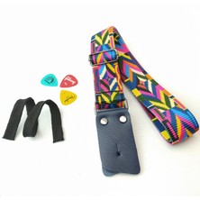 Gitar ve Ukulele Askısı, Guıtar Strap, Bağlantı Ipi ve Pena Hediyeli - Trıp