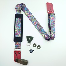 Elektrogitar Askısı Strap Lock Askı Kiliti Ahşap Pena ve Pena Kılıfı Hediyeli - Carnaval Sr