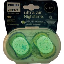 Philips Avent Ultra Air Nighttime 0-6 Ay Emzik 2’li – Ortodontik, Fosforlu, Bpa Içermez