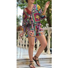 Kadın Şort Bluz Takım