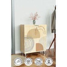 Soft Design 4 Raflı Ayakkabılık Antre Hol Çok Amaçlı Ayakkabı Dolabı