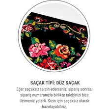 Gül Korusu Dijital Baskılı Şönil Halı – Kaymaz Taban, Toz Tutmaz, Yıkanabilir