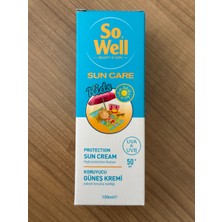 So Well Sun Care Kids Koruyucu Güneş Kremi Spf 50+ (100 Ml) - Çocuk Cildine Özel Yüksek Koruma!