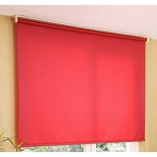 Düz Kırmızı Stor Perde ( Aluminyum Sistem) Stor Perde – Işık Kontrolü & Kolay Montaj (Alüminyum Sistem)