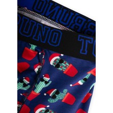 Tony Bruno 4'lü Erkek Preimum Desenli Boxer (Paket 3)