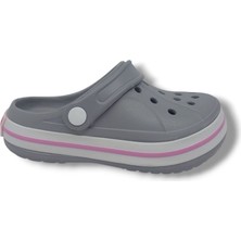 Cflex 22233 Kadın Gri Beyaz Pembe Sabo Terlik Sandalet