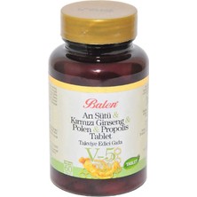 Balen Arı Sütü & Kırmızı Ginseng & Polen & Propolis 60 Tablet