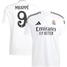 Real Madrid Mbappe 9 Numara   Beyaz 24/25 Sezon  Çocuk Alt Üst Takımı T-Shrt 4 Parça