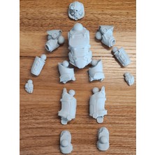 Radyasyon T-51 Güç Zırhı 15CM - Hareketli Aksiyon Figür Hediyelik Eşya