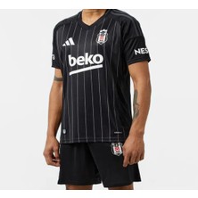 Beşiktaş. 24/25 Sezon   Siyah Deplasman   Çocuk Alt Üst Takımı T-Shrt 4 Parça