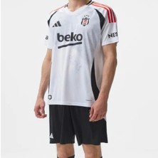 Beşiktaş. 24/25 Sezon  Kırmızı Şerit Harita Desen  Çocuk Alt Üst Takımı T-Shrt 4 Parça