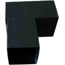 10X10CM Çift Funktion Pergola Montaj Aparatı 90° Demir Bağlantı Çardak Çadır Gölgelik Tente Branda Bahçe Ev Teras Kamelya Braket Kiti