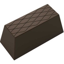 Polikarbon Çikolata Kalıbı Rectangular Praline With Design Mould No: 192