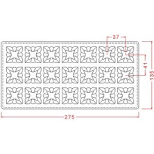 Polikaron Çikolata Kalıbı Square Praline Mould No: 127