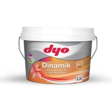 Dyo 2,5lt Dinamik Mat Silikonlu Silinebilir Iç Cephe Duvar Boyası (4726)