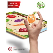 Ahşap Eğitici Öğretici Sevimli Sebzeler Sebzeleri Öğreniyorum