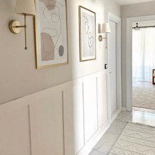 Iskandinav Duvar Çıtası 100CM x 8 cm (10 Adet) , Duvar Dekorasyonu Çıtası