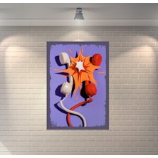 Telefon Retro Ahşap Poster