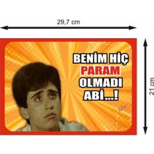 Küçük Emrah Retro Ahşap Poster