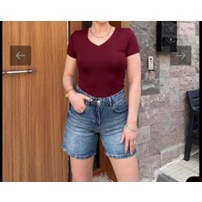Oysho Marka Modal Kumaş V Yaka Body