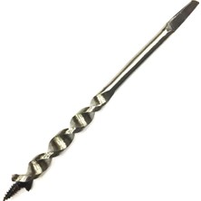 Fenerli Ahşap Burgu El / Matkap Ucu - Dört Köşe 12 mm