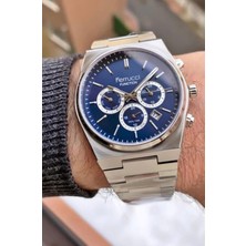 Ferrucci Takvimli&fonksiyonlu Çelik Erkek Kol Saati+Bileklik