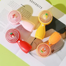Renkli Meyve Tasarımlı USB Şarjlı El Fanı Vantilatör