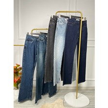 7033 Yüksek Bel Straight Denim Kot Pantolon