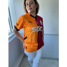 Galatasaray. Victor Osimhen. Sarı-Kırmızı  Yeni Sezon Kısa Kol Yetişkin T-Shrt Forma